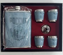 PM-63 TZ-33 Набор фляжка со стопками и воронка "Россия"