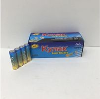 LR6  Батарейки пальчиковые КУЛАК Super алкалиновые 4шт  (wy-0317-114-17-1440)